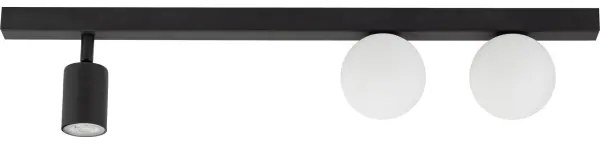 Spot VOX 2xG9/8W/230V + 1xGU10/10W negru