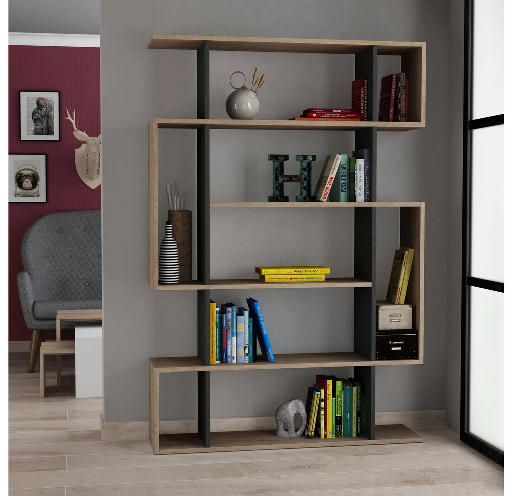 Raft Mireya (Stejar sonoma + antracit). 1067297