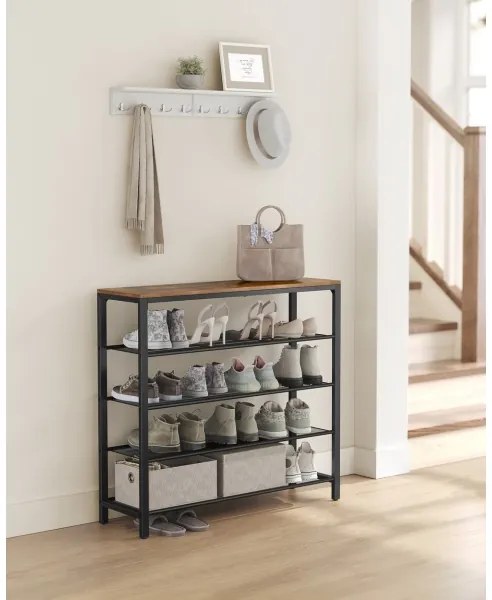 Pantofar DAVOR maro/negru