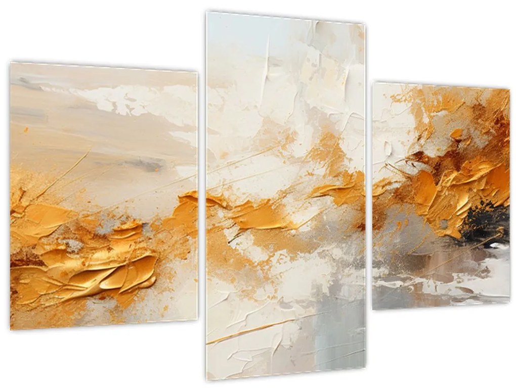 Tablou - Textura aurie (90x60 cm)