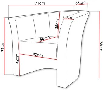Fotoliu Kerkar (Gri) . 1103822