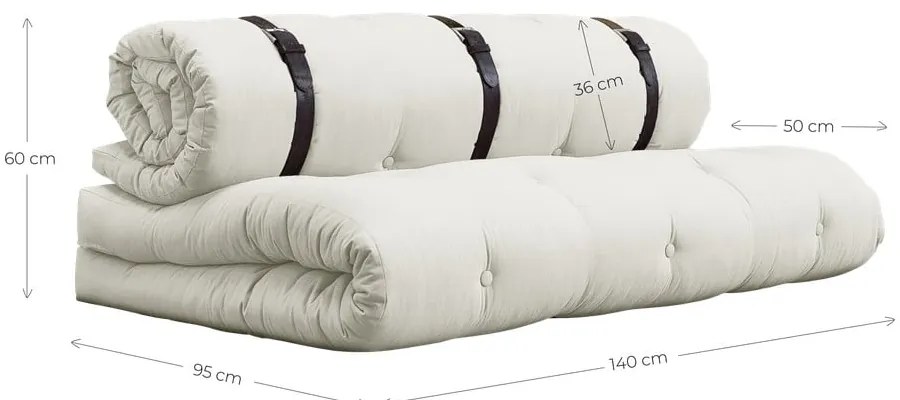 Canapea variabilă Karup Design Buckle Up Dark Grey