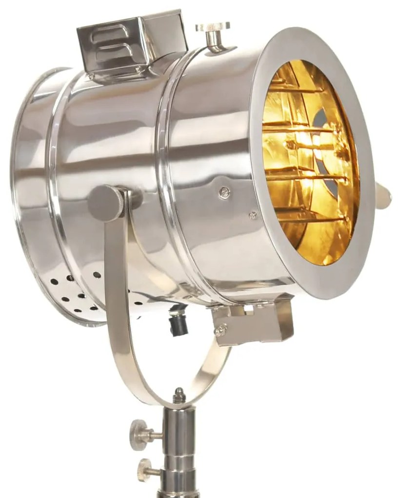 Lampa de podea cu trepied, 165 cm, lemn masiv de mango