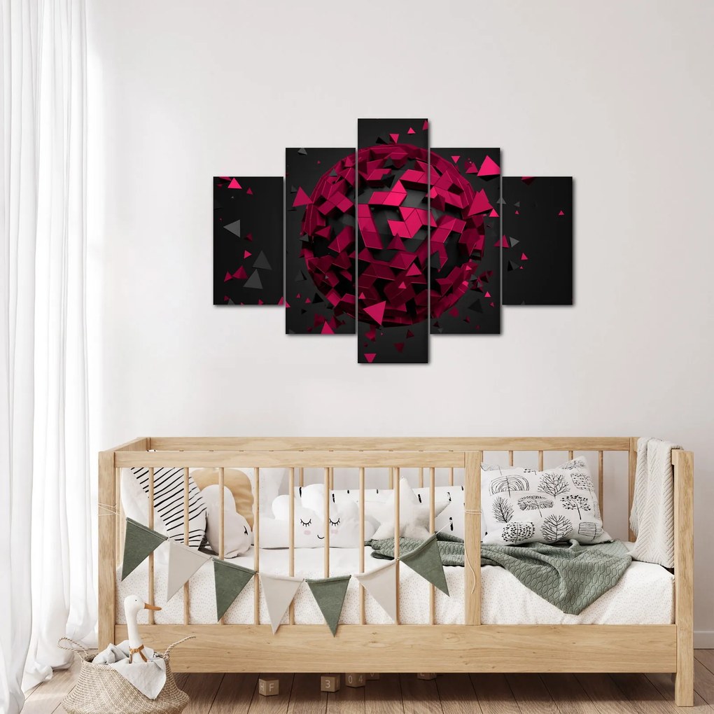 Tablou cu abstracție 3D (150x105 cm)
