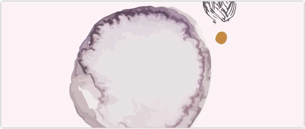 Tablou - Minimalism violet N⁰4 (120x50 cm)