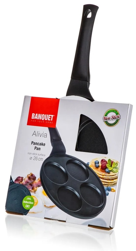 Tigaie pentru clătite Banquet Alivia cu suprafață antiaderentă, 26 cm