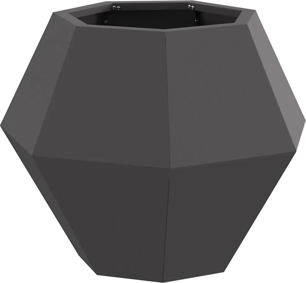 vidaXL Jardinieră Negru 50 x 50 x 40 cm Oțel