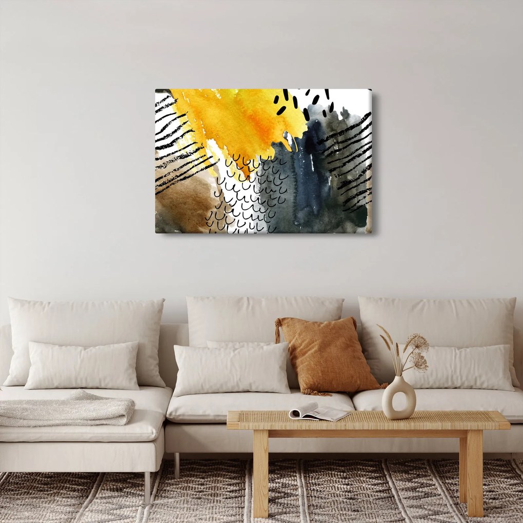 Tablou - Acuarelă abstractă (90x60 cm)