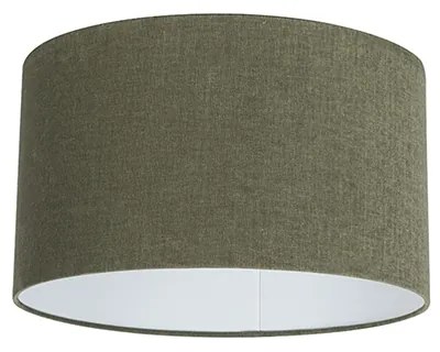 Abajur din material textil verde închis 35/35/20
