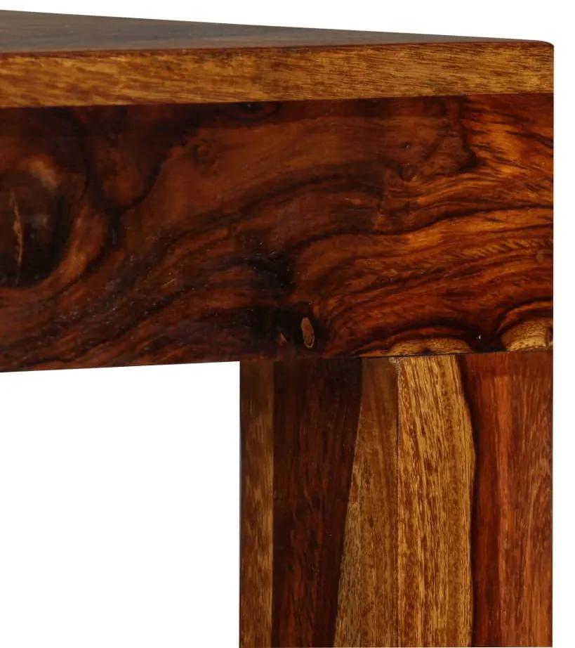 Masa consola din lemn masiv de sheesham, 120 x 35 x 75 cm