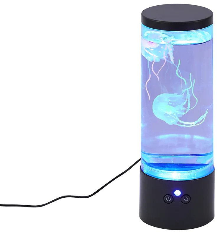 Tub cu bule negru 30cm incl. LED RGB - Dweller