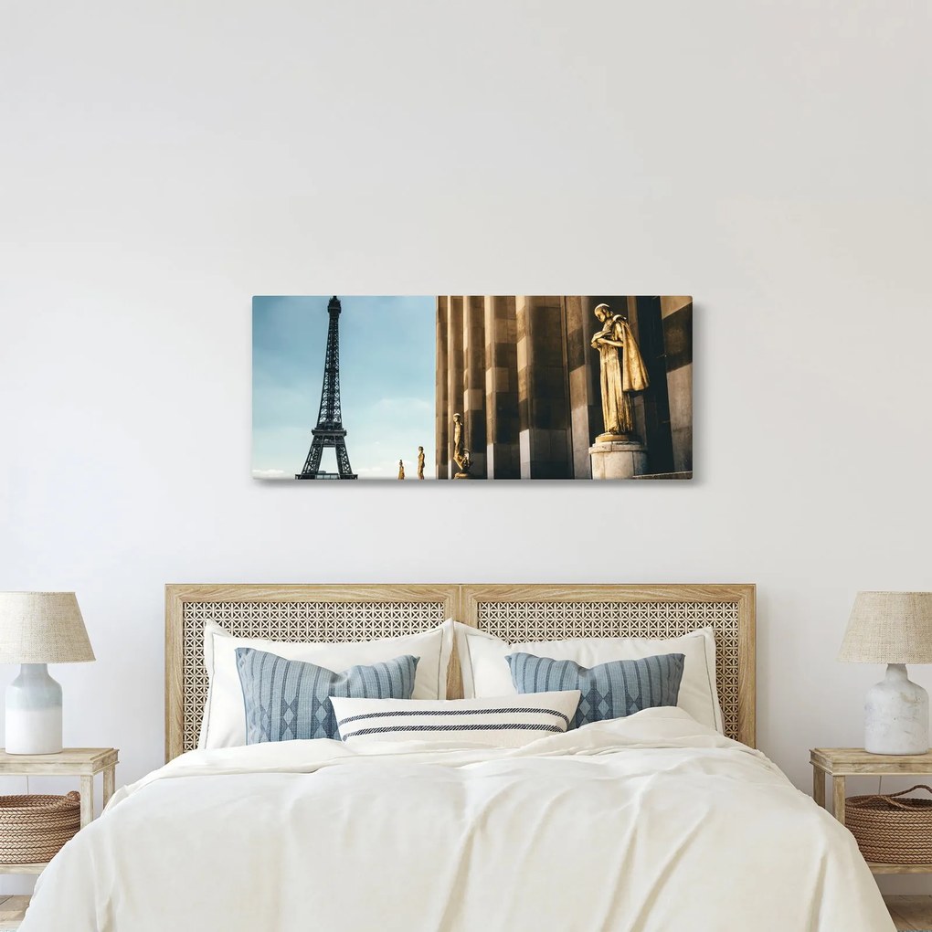 Tabou din piața Trocader, Paris (120x50 cm)