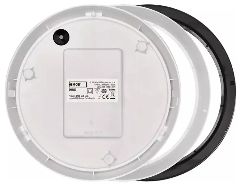 Plafonieră negru-mat LED Zuri – EMOS