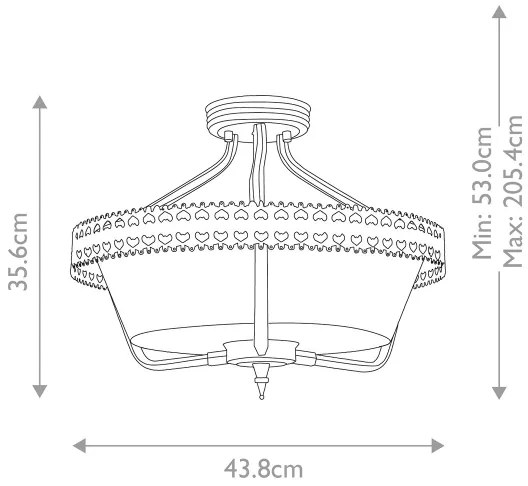 Lustră aplicată Elstead CROWN-SF CROWN 3xE27/60W/230V