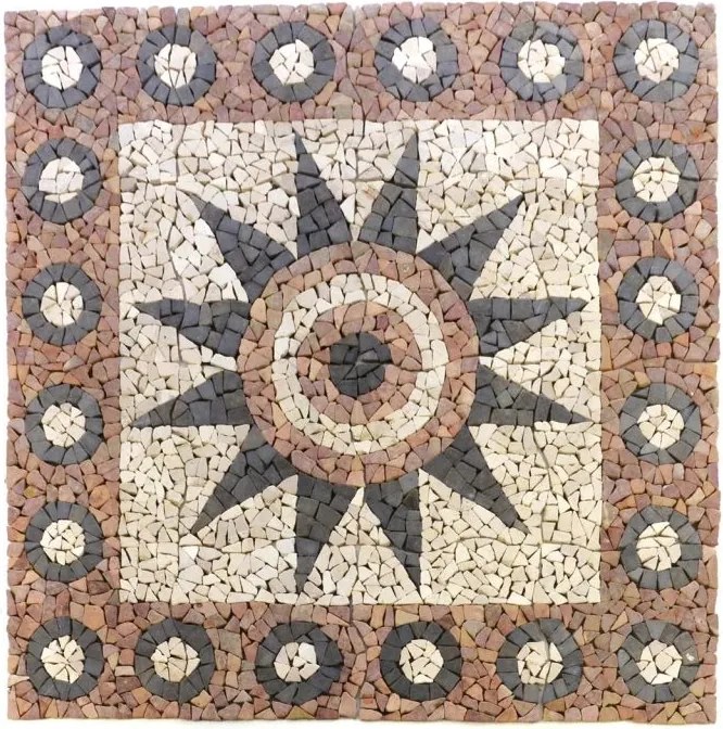 DIVERO – mozaic Floare, 120 cm x 120 cm