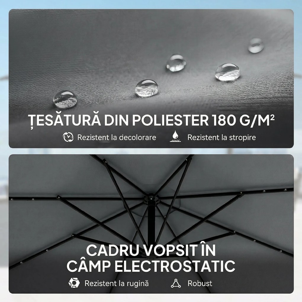 Outsunny braț lateral suspendat | Aosom Romania