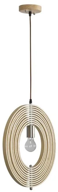 Lustra moderna decorativa design lemn natural Asco NVL-9138062