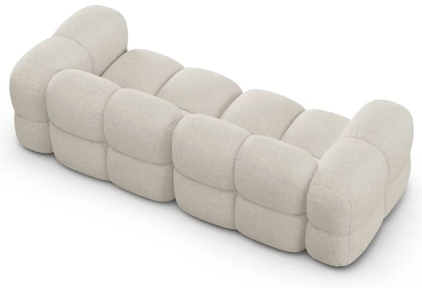 Canapea bej 250 cm Loretto – Cosmopolitan Design