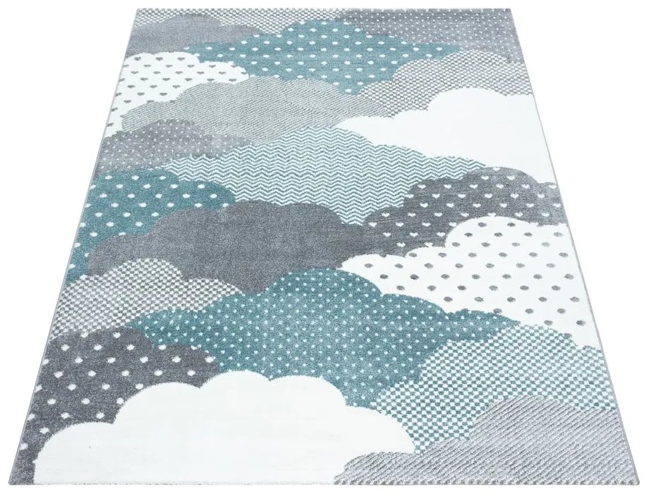 Covor pentru copii albastru/gri 140x200 cm Bambi – Ayyildiz Carpets
