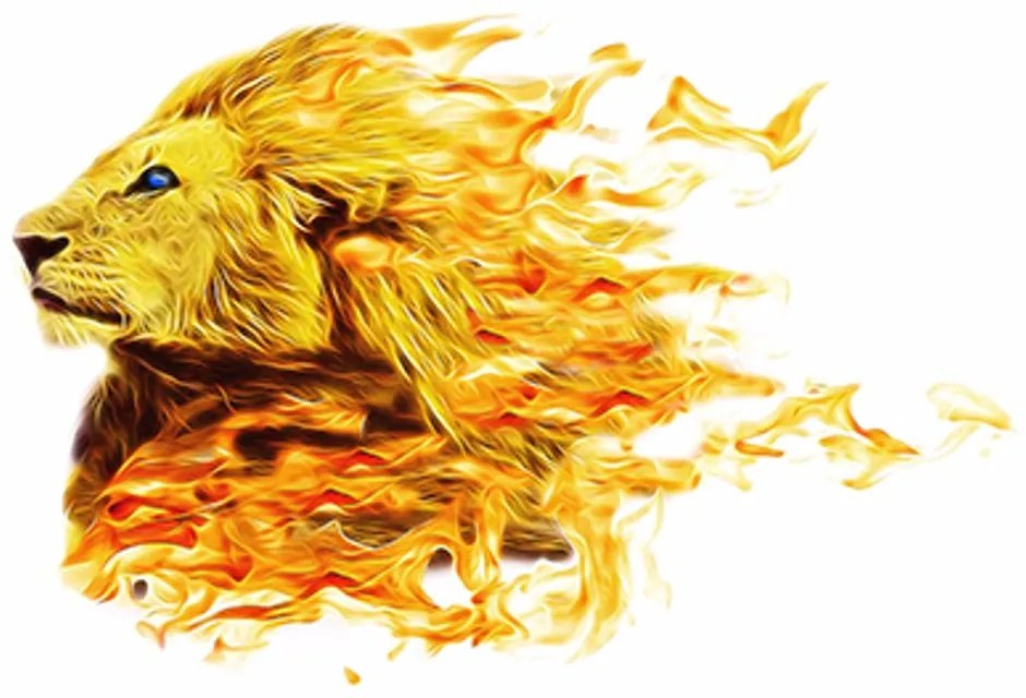 Tapet leu de foc