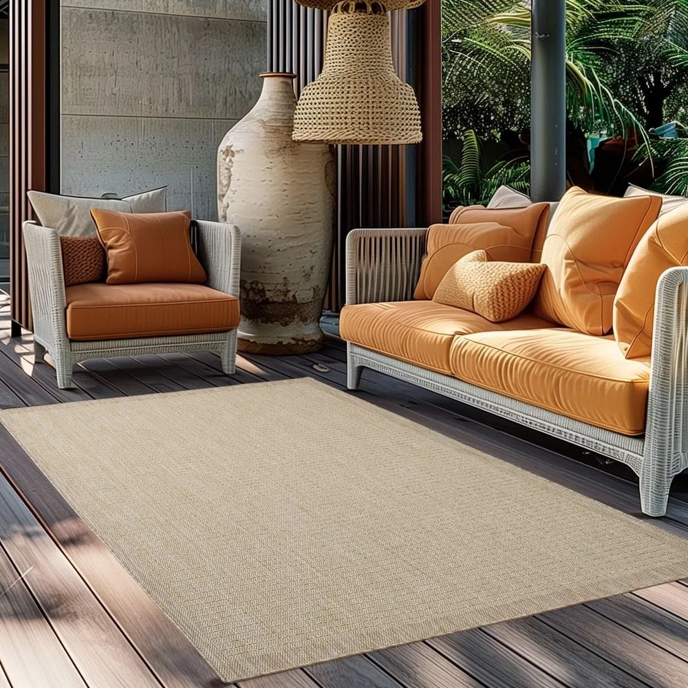 Covor tip traversă de exterior bej 80x250 cm Giza – Ayyildiz Carpets