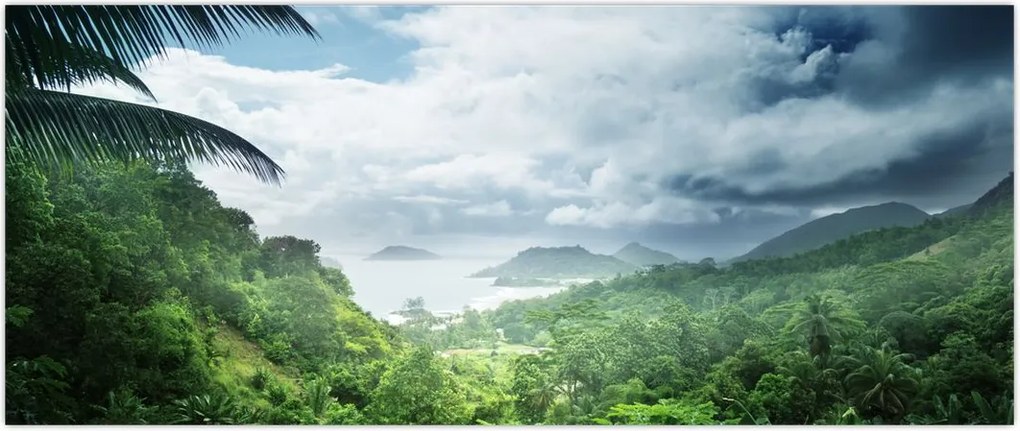 Tablou -Jungla din Seychelles (120x50 cm)