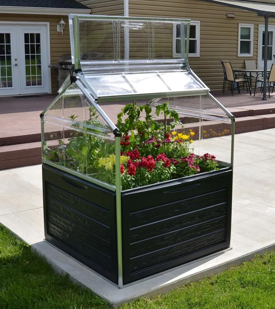 Seră de grădină mini Plant Inn cu compartiment pentru depozitare 1,18 x 1,18 m Palram - Canopia