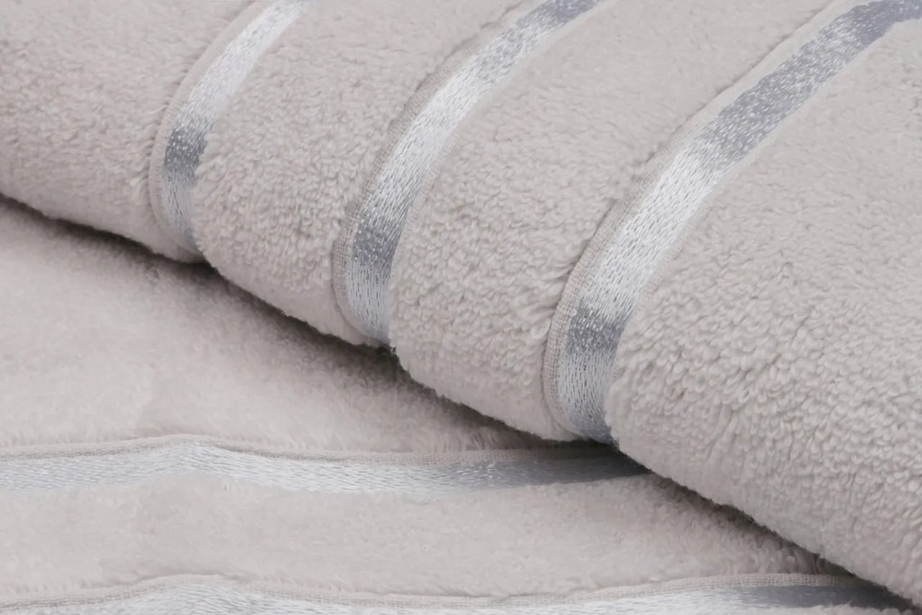 Set 2 Prosoape de Baie Dolce, 70x140 cm, 100% Micro Bumbac, 560 gsm, Bej Cacao cu Lapte