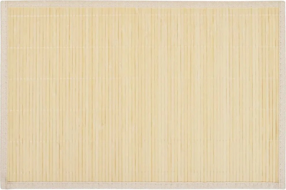 vidaXL Suporturi farfurii, 30 x 45 cm, bambus natural, 6 buc.