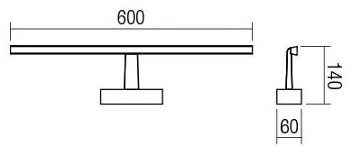 Redo 01-1672 - Aplică pentru oglindă NEPTUNE LED/12W/230V IP44