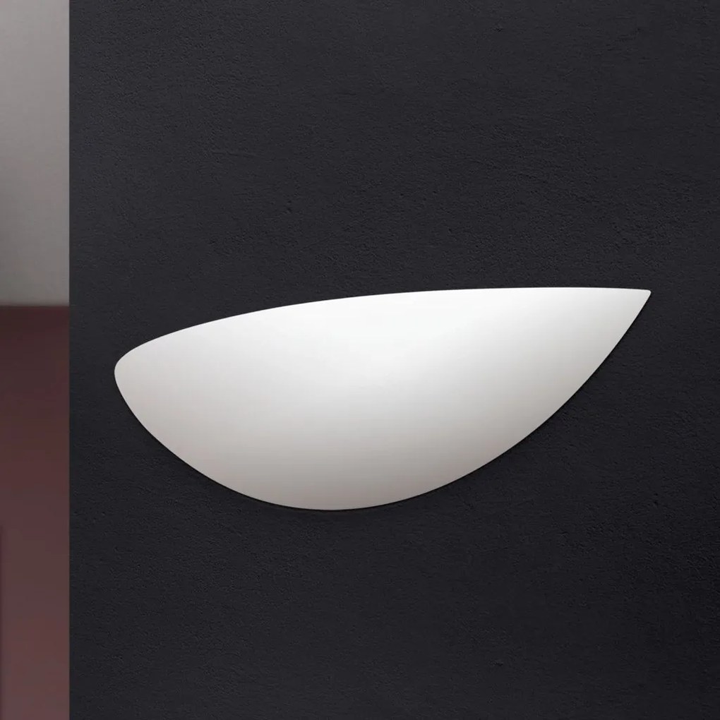 Aplica LED din ceramica GYPSUM alb