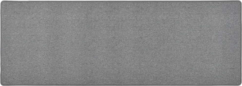 vidaXL Covor traversă, gri închis, 80x250 cm