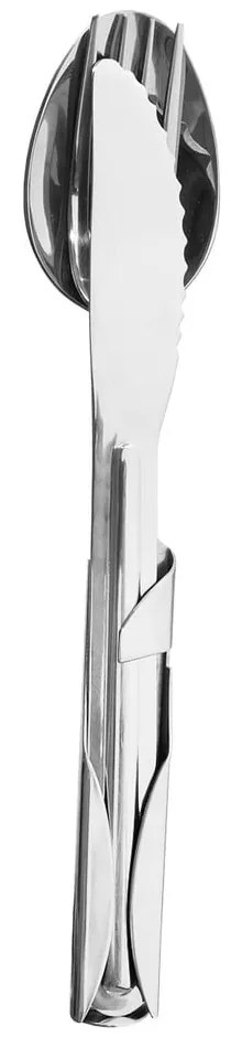 Tacâmuri argintii din oțel inoxidabil 4 buc. KEMP – Orion