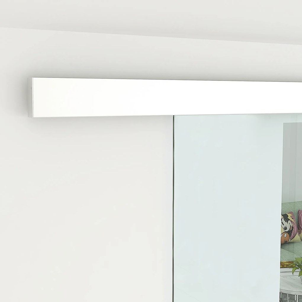 Homcom Usa Glisanta din Sticla pentru Interior, 210x75cm | Aosom Ro