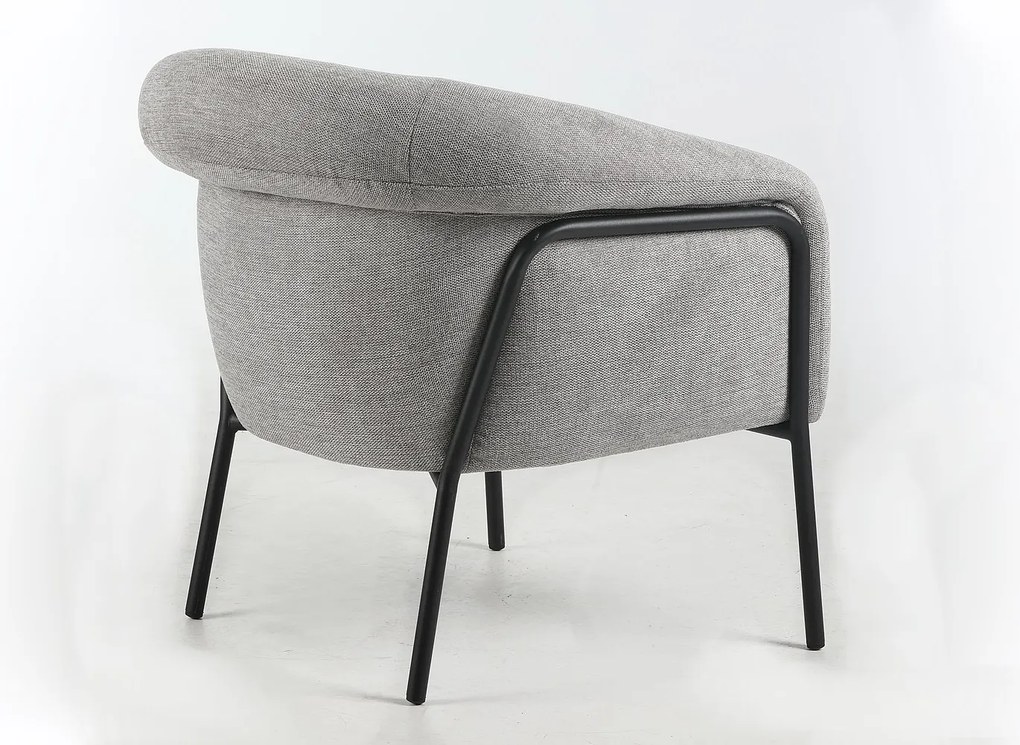 Fotoliu de relaxare gri CLOVER
