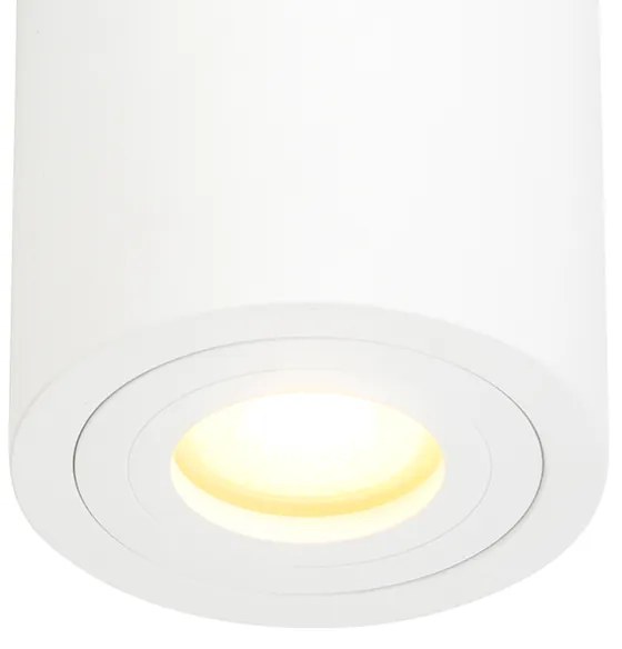 Spotlight modern rotund pentru baie alb - Capa