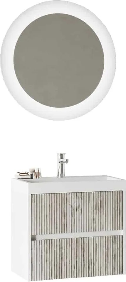 Set lemn masiv Mobilier Baie Suspendat Paige Model P2
