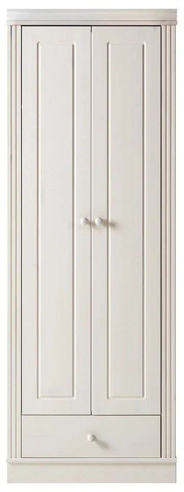 Șifonier alb din lemn de pin 65x180 cm Anita – Støraa