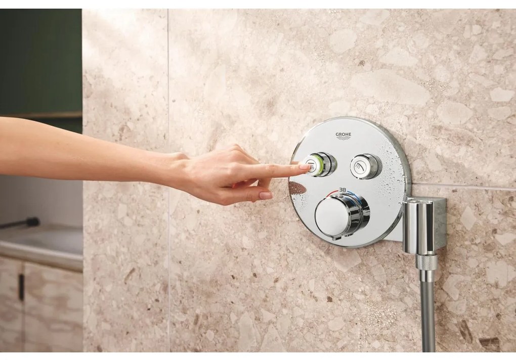 Grohe Precision Smartcontrol set de dus ascuns cu termostat da crom 34877000