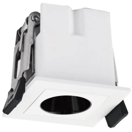 Corp incastrabil cu 1 spot LED BLAU alb