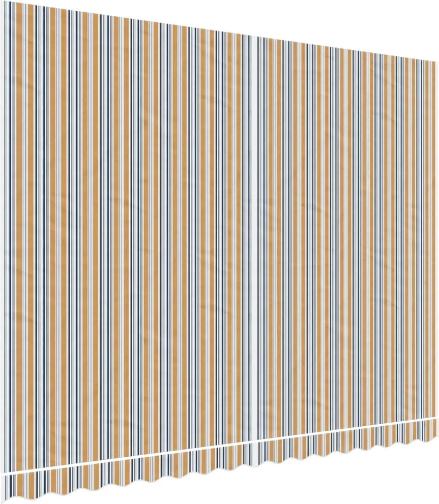 vidaXL Pânză de rezervă copertină, multicolor, 4x3 m