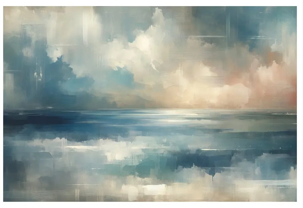 Tablou orizont abstract al oceanului
