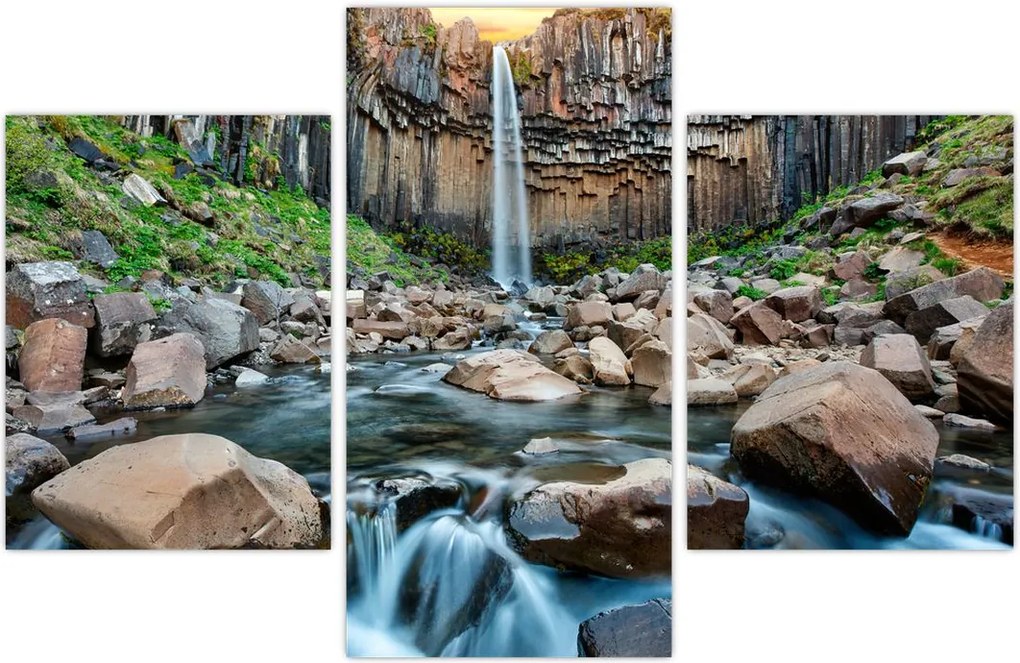 Tablou - Cascada Svartifoss, Islanda (90x60 cm)