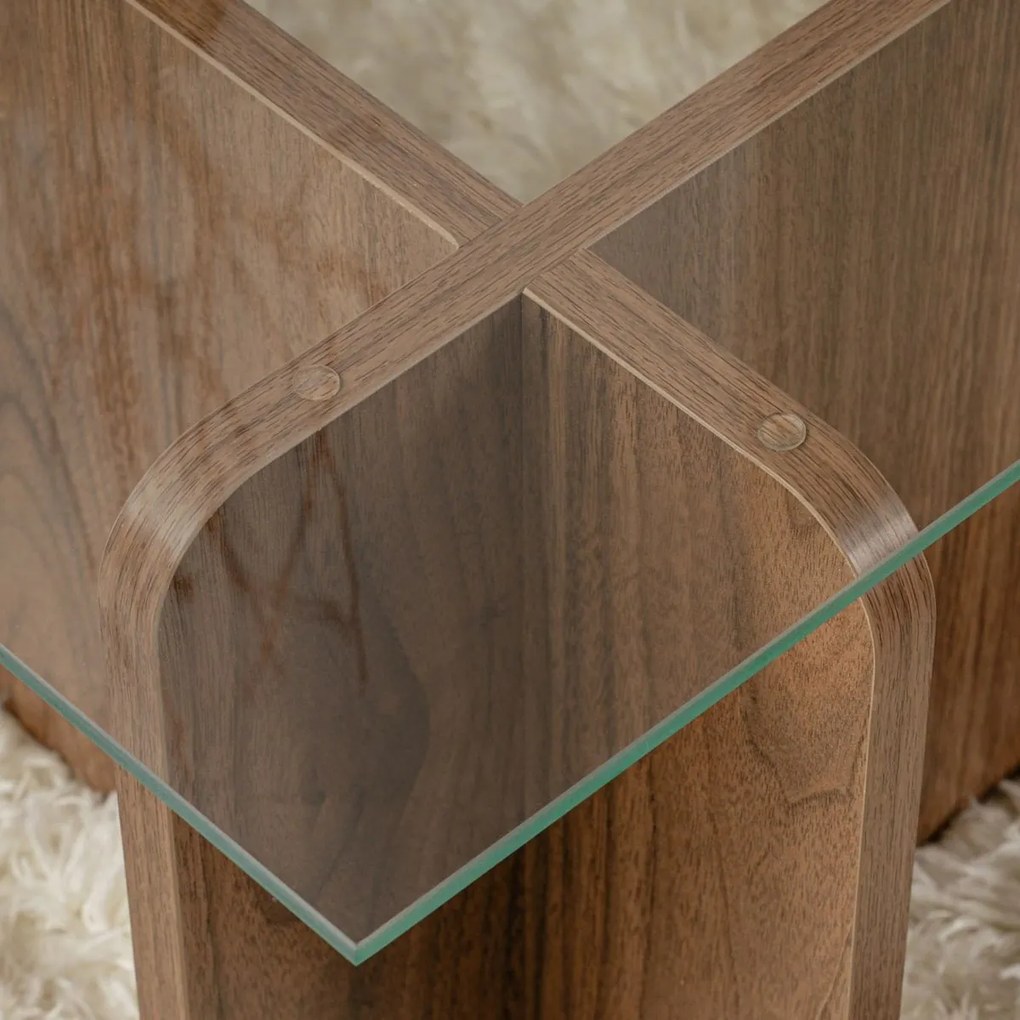 Măsuță de conferință Flavio Walnut
