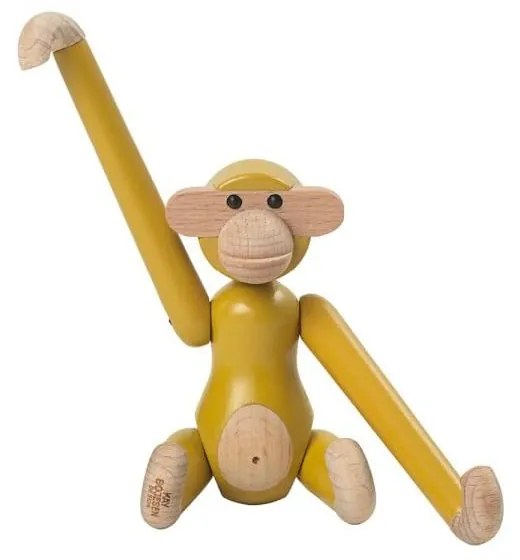 Statuetă din lemn masiv (înălțime 9,5 cm) Monkey Mini – Kay Bojesen Denmark