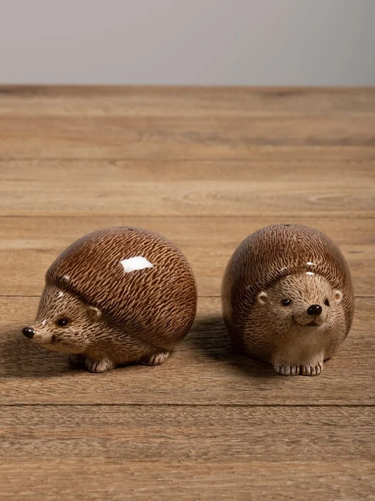 Set sare si piper, din ceramica, Hedgehog