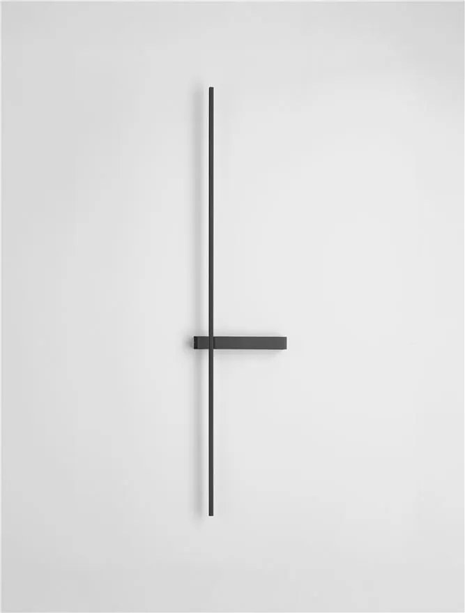 Aplica ambientala LED CCT DANESSA negru 103cm