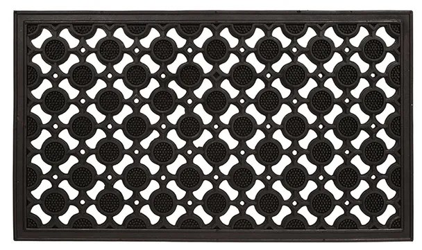 Preș de cauciuc 1864 negru , 40 x 70 cm, 40 x 70 cm