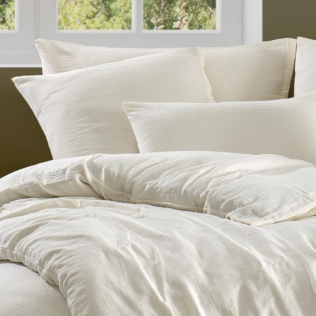 Lenjerie de pat din muselină 4Home Cloud, 160 x 200 cm, 70 x 80 cm