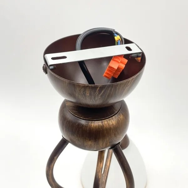 Lustră aplicată RETRO 3xE27/60W/230V patină bronz